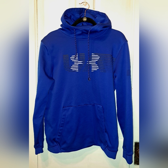 Men's Blue Underarmor Hoodie Size Large - Picture 1 of 3